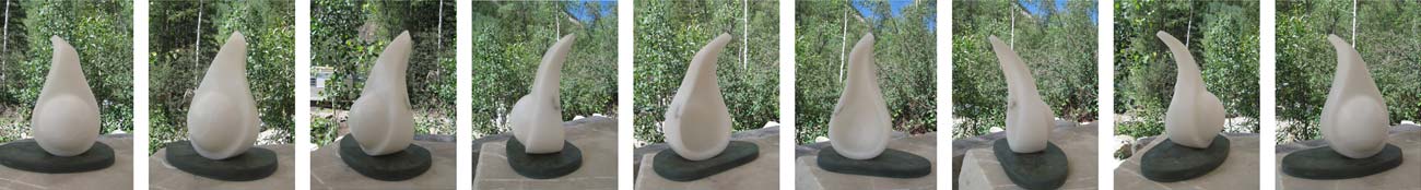 Wind Dreams Sculpture - Multiple views